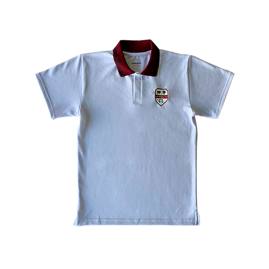 POLERA PIQIE MC BLANCA / TGS