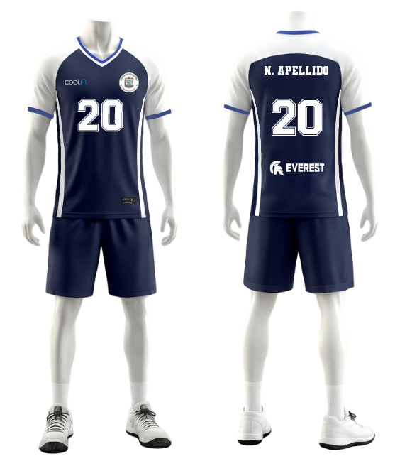 POLERA VOLLEYBALL HOMBRE LIBERO (AZUL)