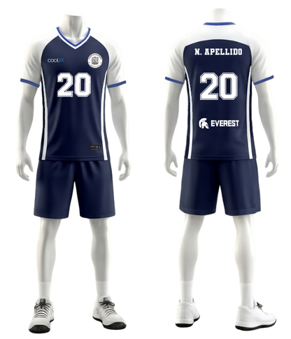 POLERA VOLLEYBALL HOMBRE LIBERO (AZUL)