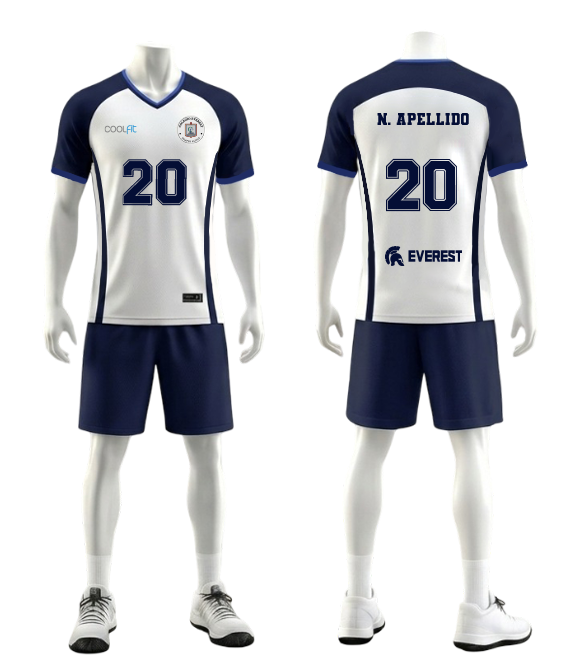 POLERA VOLLEYBALL NIÑO LIBERO (BLANCA)