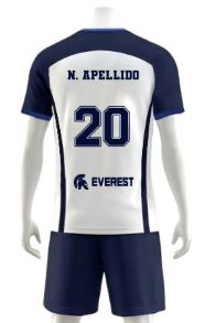 POLERA VOLLEYBALL NIÑO LIBERO (BLANCA)
